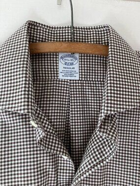 Gingham Brooks Brothers dress shirt